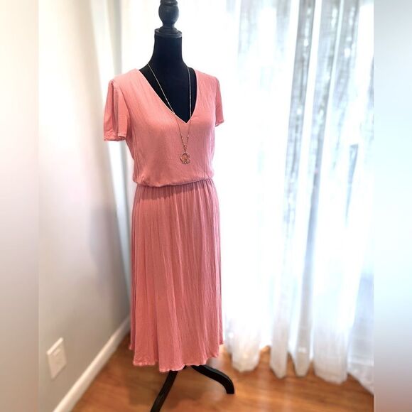 Wayf Blouson Midi Dress Size XS - Picture 2 of 16